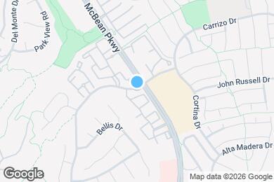 Map image of the property - 23930 Arroyo Park Dr