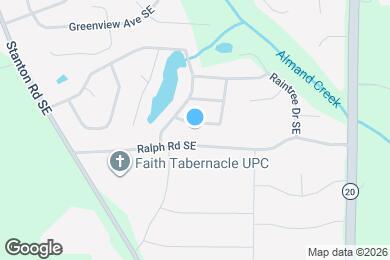 Map image of the property - 734 Shoreline Trail SE