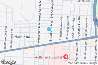 Map image of the property - 201 Broad Ave NW