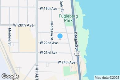 Map image of the property - 118 W 22nd Ave
