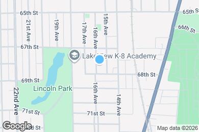 Map image of the property - 6739 16th Ave