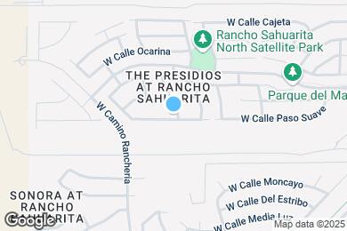 Map image of the property - 13998 S Camino Gavanza