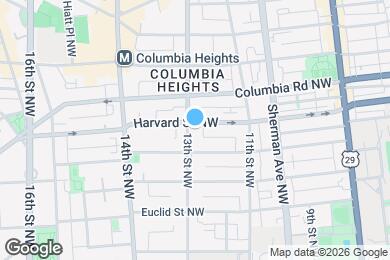 Map image of the property - 2827 13th St NW