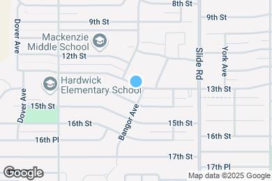 Map image of the property - 5403 13th St