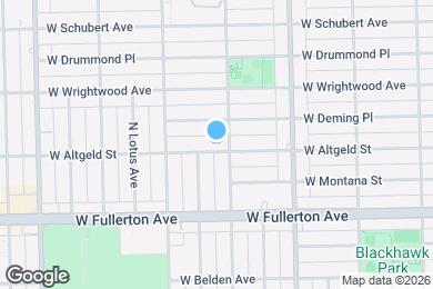 Map image of the property - 5310 W Altgeld St