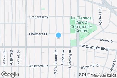 Map image of the property - 916 S Sherbourne Dr