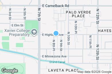 Map image of the property - 4641 N 8th Pl