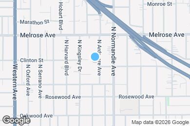 Map image of the property - 555 N Ardmore Ave