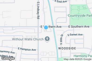 Map image of the property - 2831 E Southern Ave