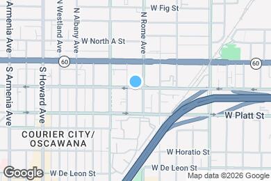 Map image of the property - 1700 W Cleveland St
