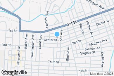 Map image of the property - 1316 Center St