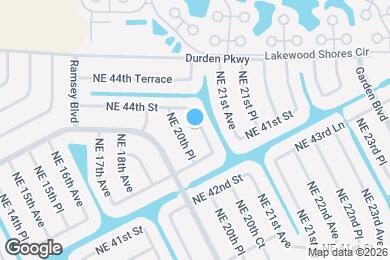 Map image of the property - 4304 NE 20th Ct