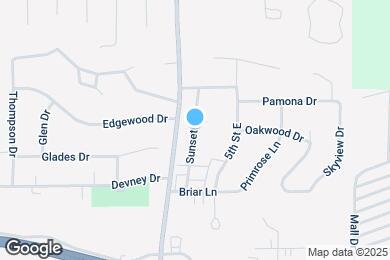 Map image of the property - 1027 Sunset Ln