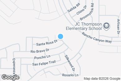 Map image of the property - 701 Santa Rosa Dr
