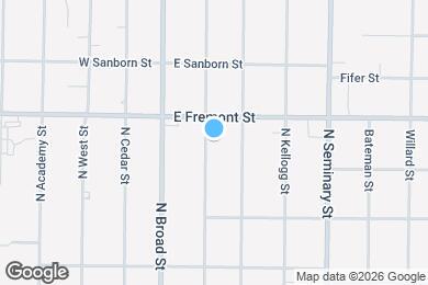 Map image of the property - 1155 N Cherry St