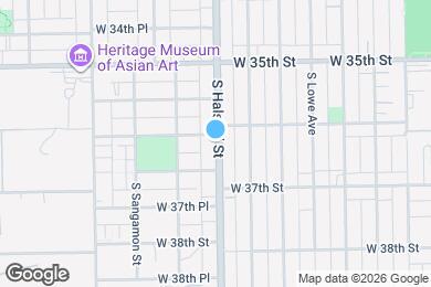 Map image of the property - 3618 S Halsted St