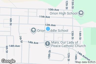 Map image of the property - 1005 13th Ave