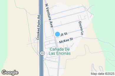 Map image of the property - 4224 N Ventura Ave