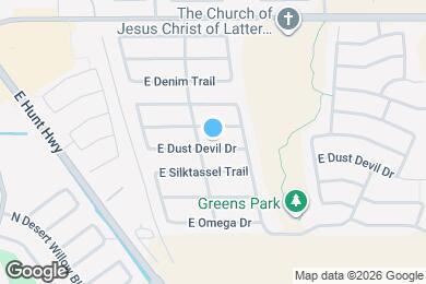 Map image of the property - 1198 E Dust Devil Dr