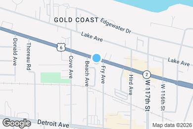 Map image of the property - 12009 Clifton Blvd