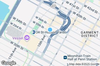 Map image of the property - 460 W 35th St