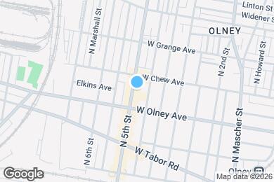 Map image of the property - 5635 N 5th St