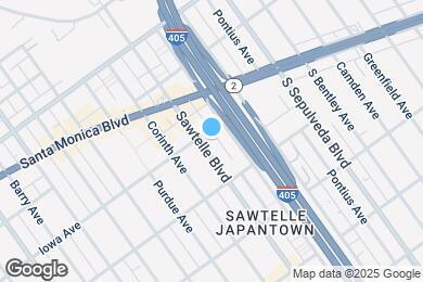 Map image of the property - 1700 Sawtelle Blvd