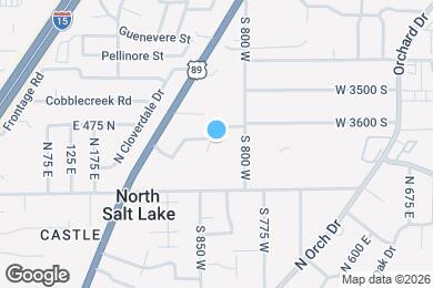Map image of the property - 833 W 3600 S