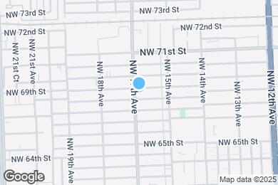 Map image of the property - 6855 NW 17th Ave