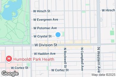 Map image of the property - 2623 W Crystal St