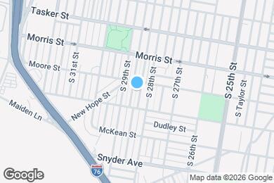 Map image of the property - 1814 S Newkirk St