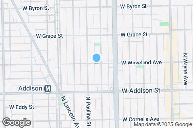 Map image of the property - 1645 W Waveland Ave