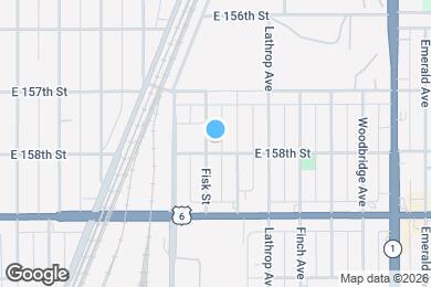 Map image of the property - 15743 Fisk St