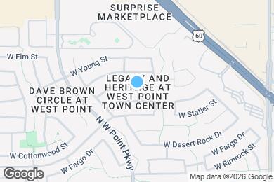 Map image of the property - 13475 W Post Dr