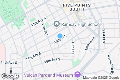 Map image of the property - 1719 13th Ct S