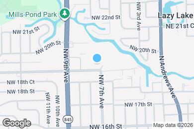 Map image of the property - 701 NW 19th St