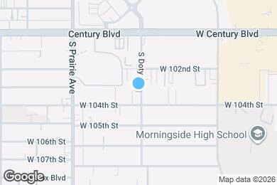 Map image of the property - 10307 S Doty Ave
