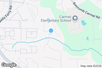 Map image of the property - 624 Glendale Forest Dr
