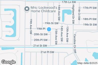 Map image of the property - 1616 20th St SW