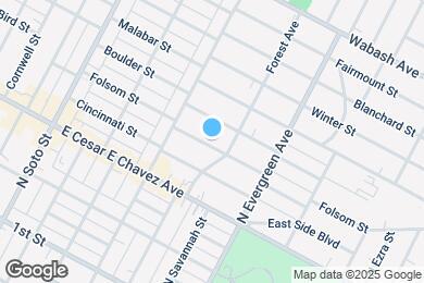 Map image of the property - 2745 Folsom St