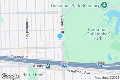 Map image of the property - 506 S Austin Blvd