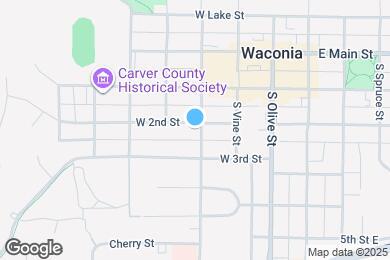 Map image of the property - 301 W 2nd St