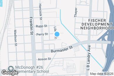 Map image of the property - 1101 Isbell St