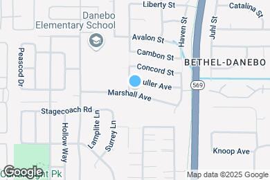 Map image of the property - 4697 Marshall Ave