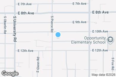 Map image of the property - 11117 E 11th Ave