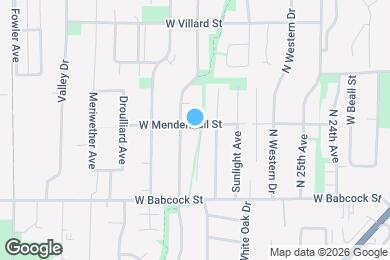 Map image of the property - 2822 W Mendenhall