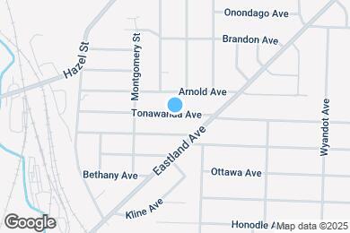 Map image of the property - 1164 Tonawanda Ave