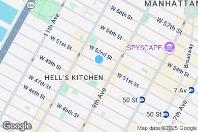 Map image of the property - 424 W 51st St