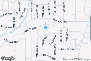 Map image of the property - 436 15th Ln NW