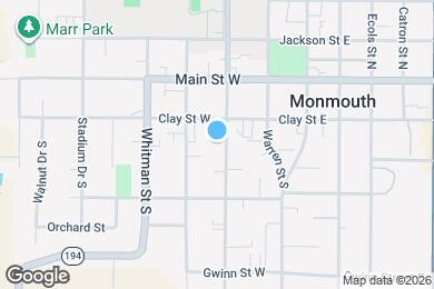 Map image of the property - 266 S Monmouth Ave